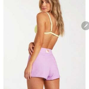 Billabong Lavender Athletic Shorts